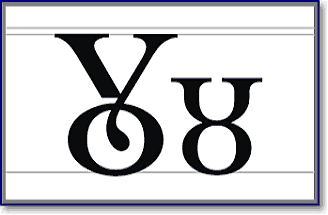 Буква «ОУКЪ» в 1708 году была заменена Петром I в алфавите на «У»