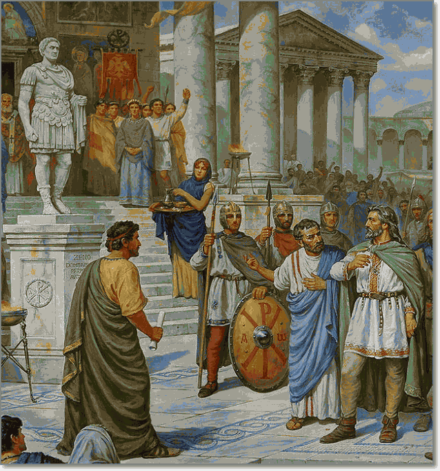 первый князь Киева Кий в Константинополе