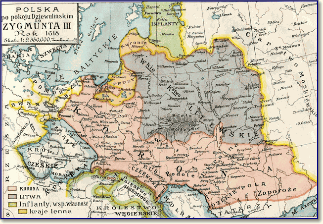 Земли Галицко-Волынского княжества в составе Короны Королевства Польского