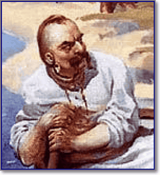 изображение Святослава с казацким чубом