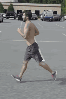 Person with a bad running form