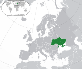 Розташування України